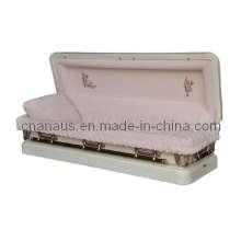 US Style 18ga Steel Full Couch Casket (18F1001)